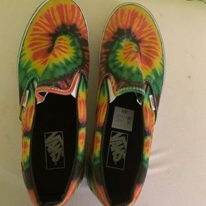 vans slip on Tie Dye